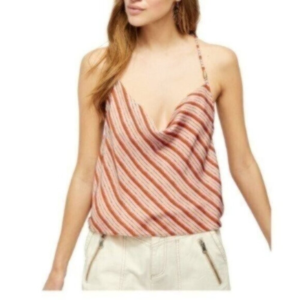 NWT Free People Draped Neck Top Medium